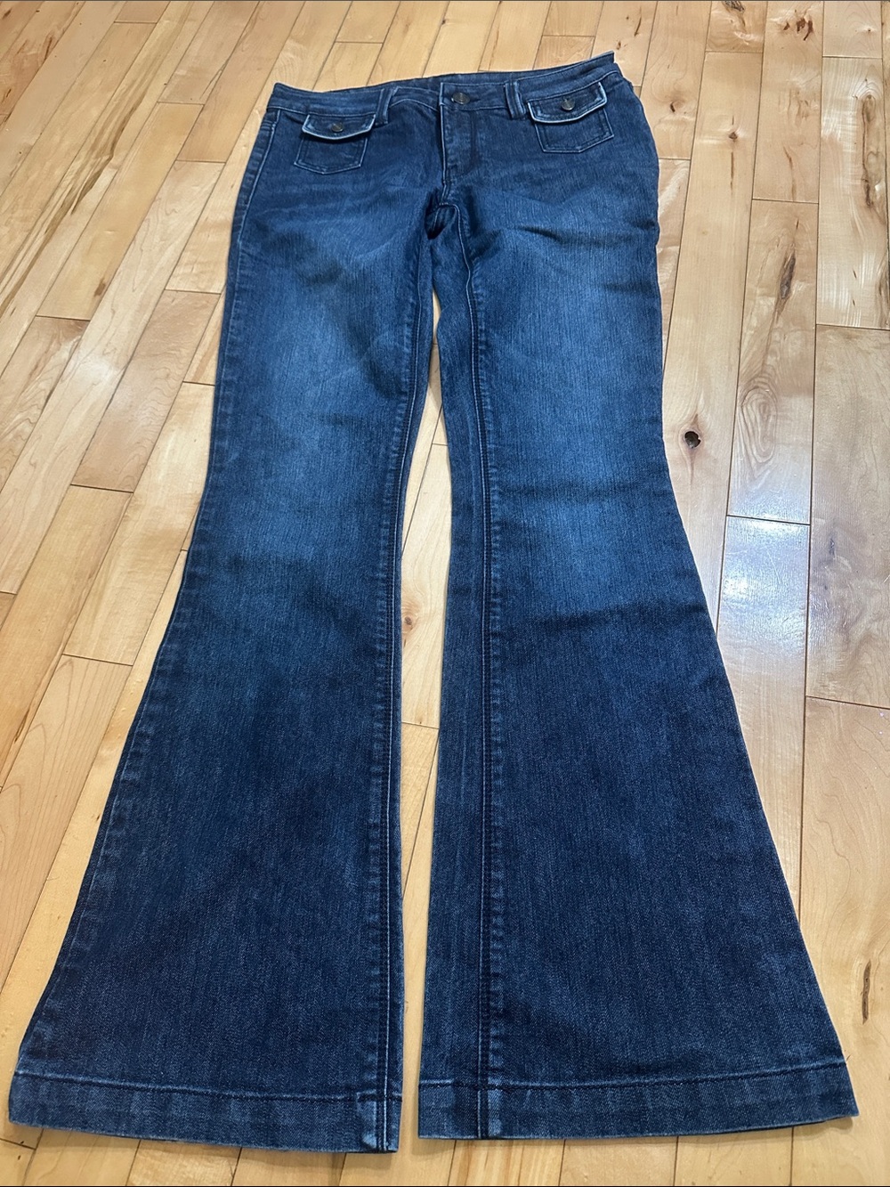 Buffalo David Bitton Dark Blue Flared Jeans
